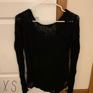 Long Sleeve Lace Shirt